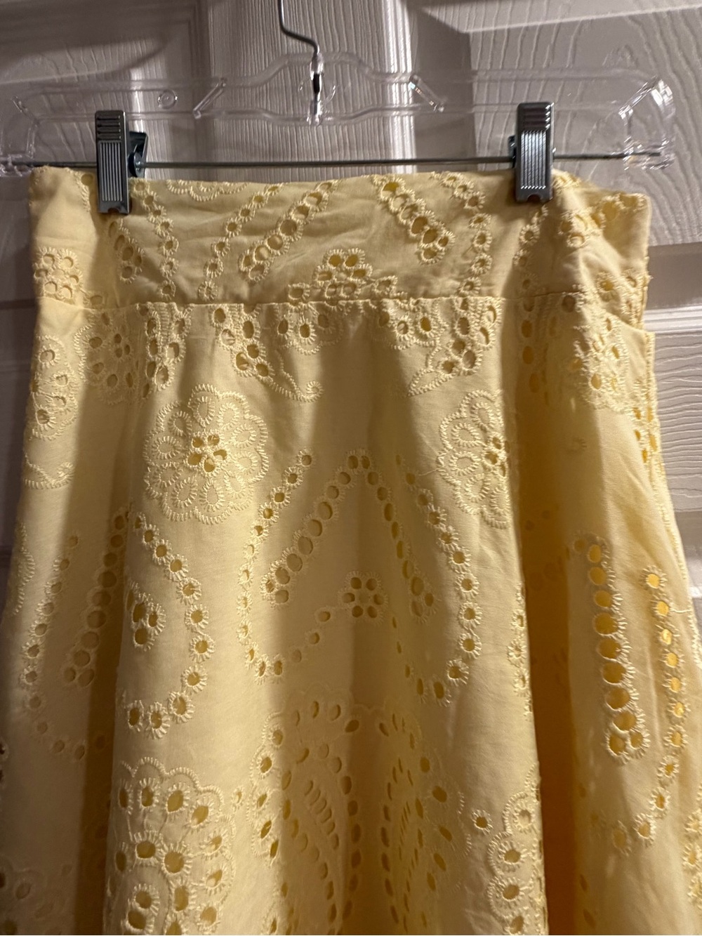 Chicwish Yellow Eyelet Maxi Skirt - Picture 2 of 9